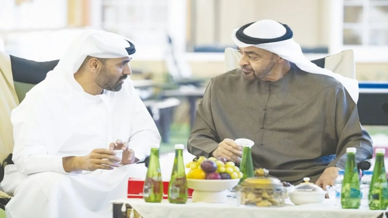 رئيس الدولة يزور حمد سعيد البلوشي لتبادل التهاني بمناسبة عيد الفطر المبارك